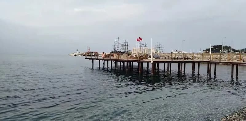 View of Kemer Beach in Kemer, Antalya