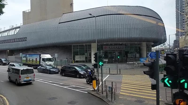 View of Kennedy Town Swimming Pool in Sheung Wan, HK