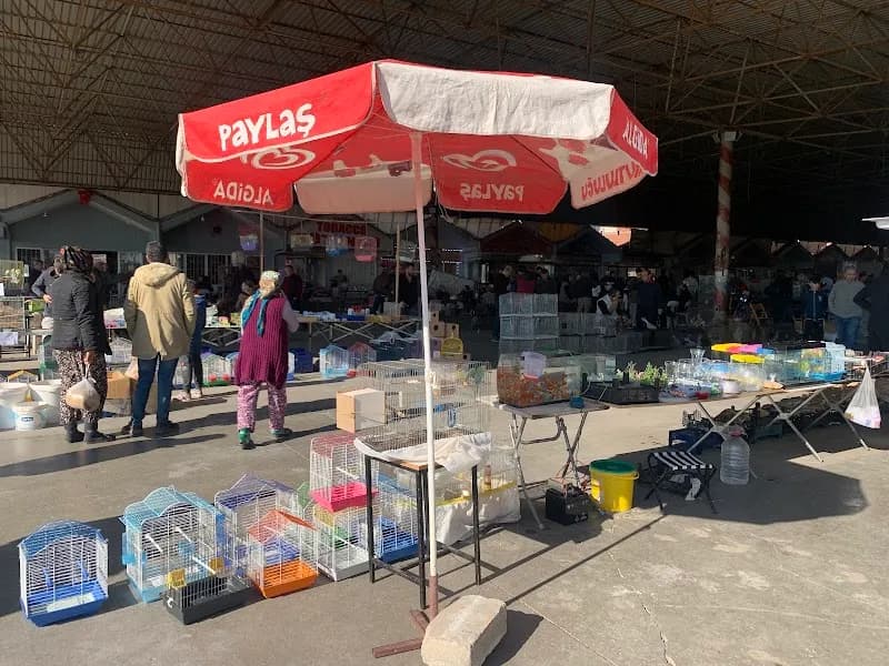 View of Kepez Kapalı Semt Pazarı in Kepez, Antalya