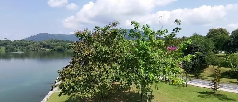 View of Kepong Metropolitan Lake Garden in Kepong, KL