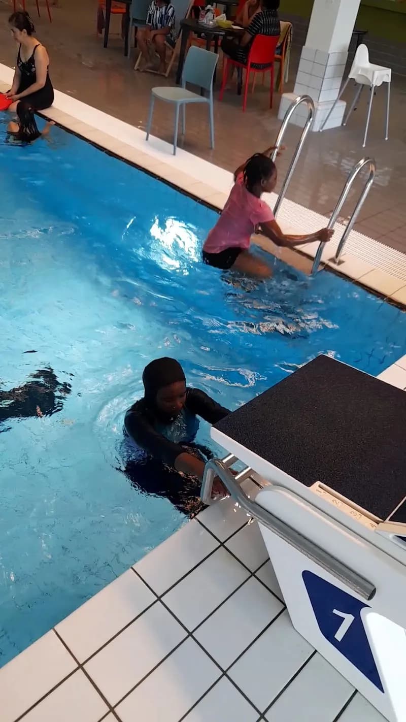 View of Åkeshovs swimming and sporting in Bromma, Stockholm