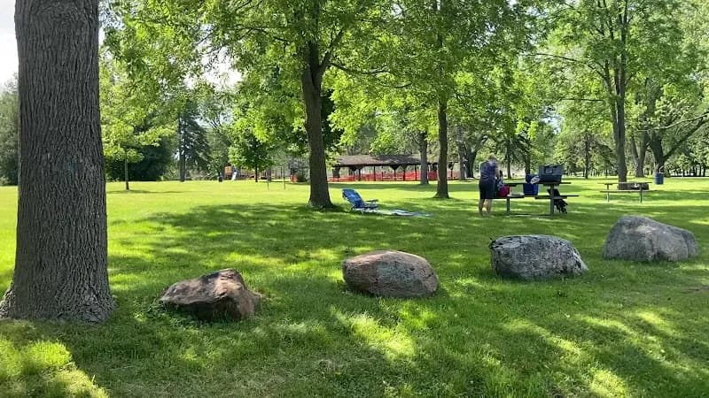 View of Keswick Beach Park in Georgina, ON