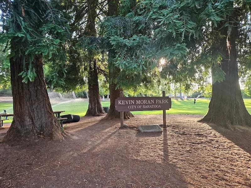 View of Kevin Moran Park in Saratoga, CA