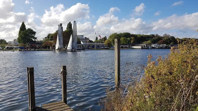 View of Kew Foot Road Playing Fields in Kew, London