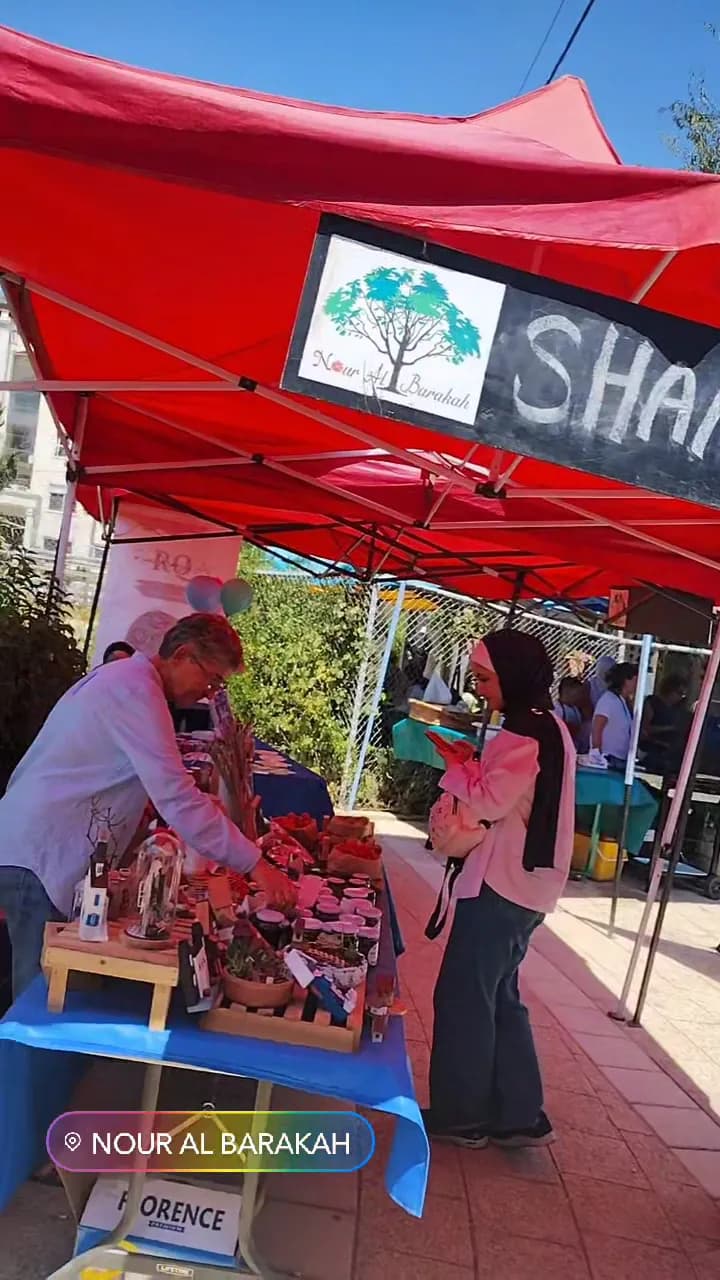View of Khalda Organic Farm Market in Khalda, Amman