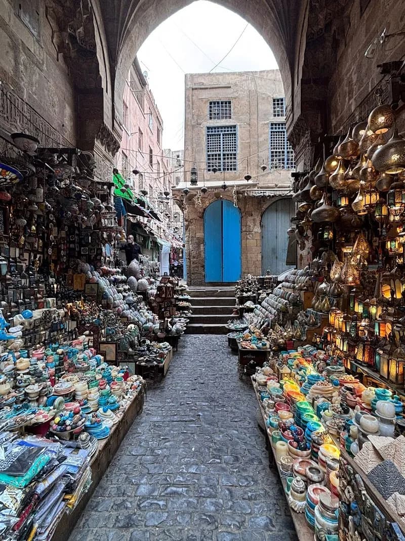 View of Khan el-Khalili in Imbaba, Cairo