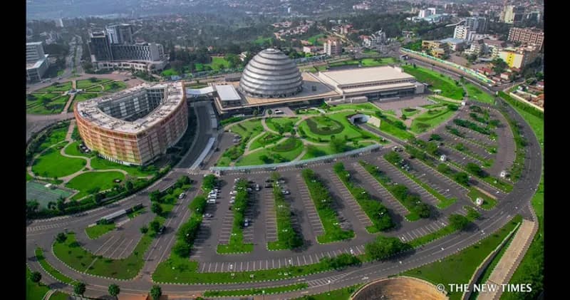 View of Kigali Convention Centre in Kigali, KGL
