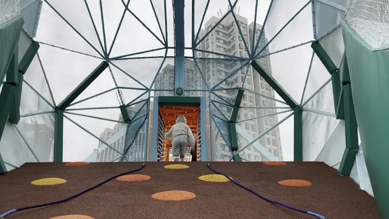 View of Kin Uk Crescent Playground in Sha Tin, HK