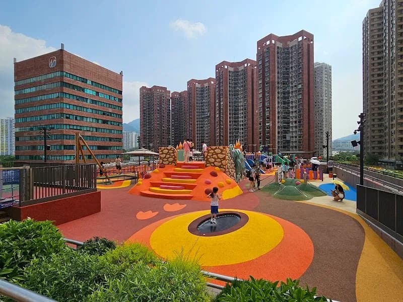 View of Kin Uk Crescent Playground in Sha Tin, HK