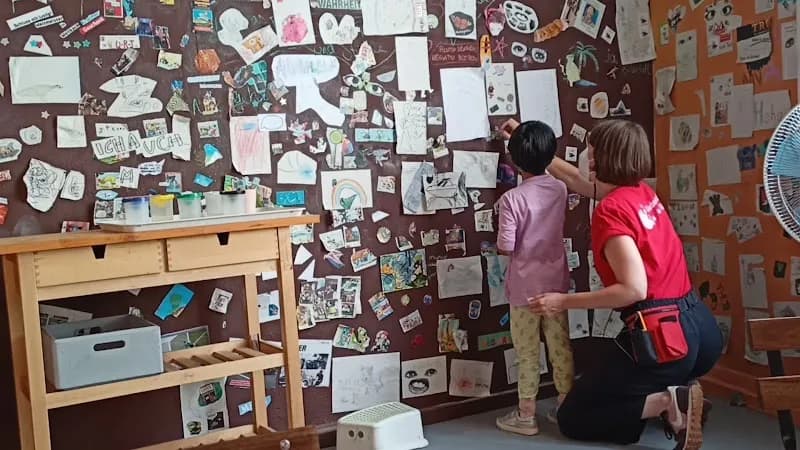 View of Kindermuseum München in Munich, BY