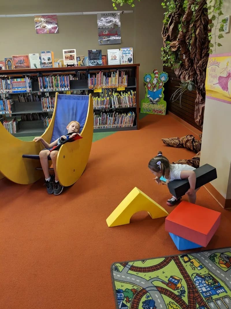 View of King Family Public Library in Sevierville, TN