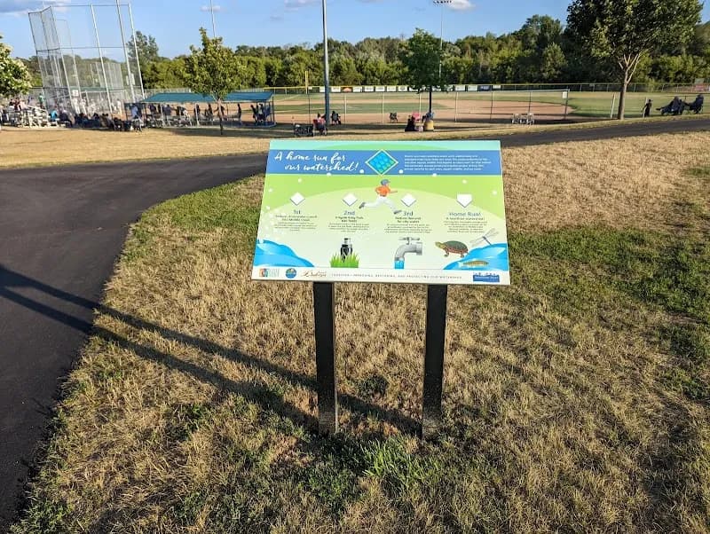 View of King Park in Lakeville, MN