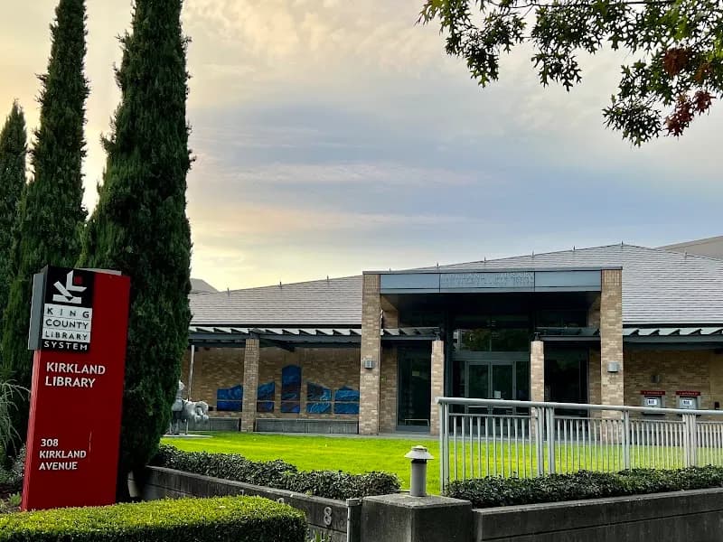 View of Kirkland Library in Kirkland, WA