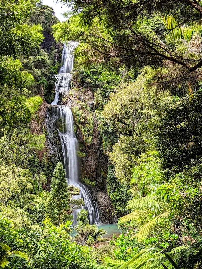 Kitekite Falls tourist attraction in Piha, AKL