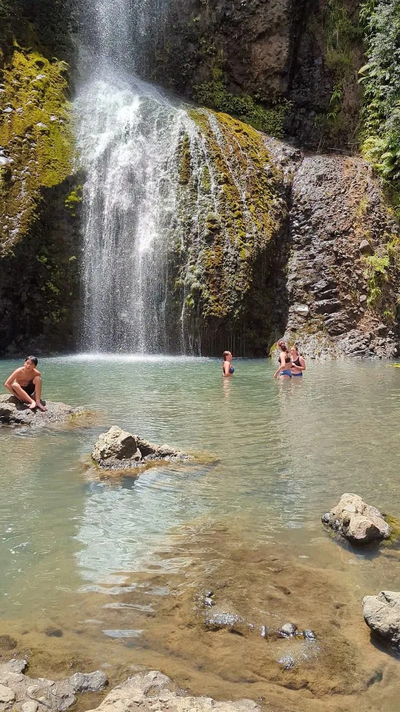 View of Kitekite Falls in Piha, AKL