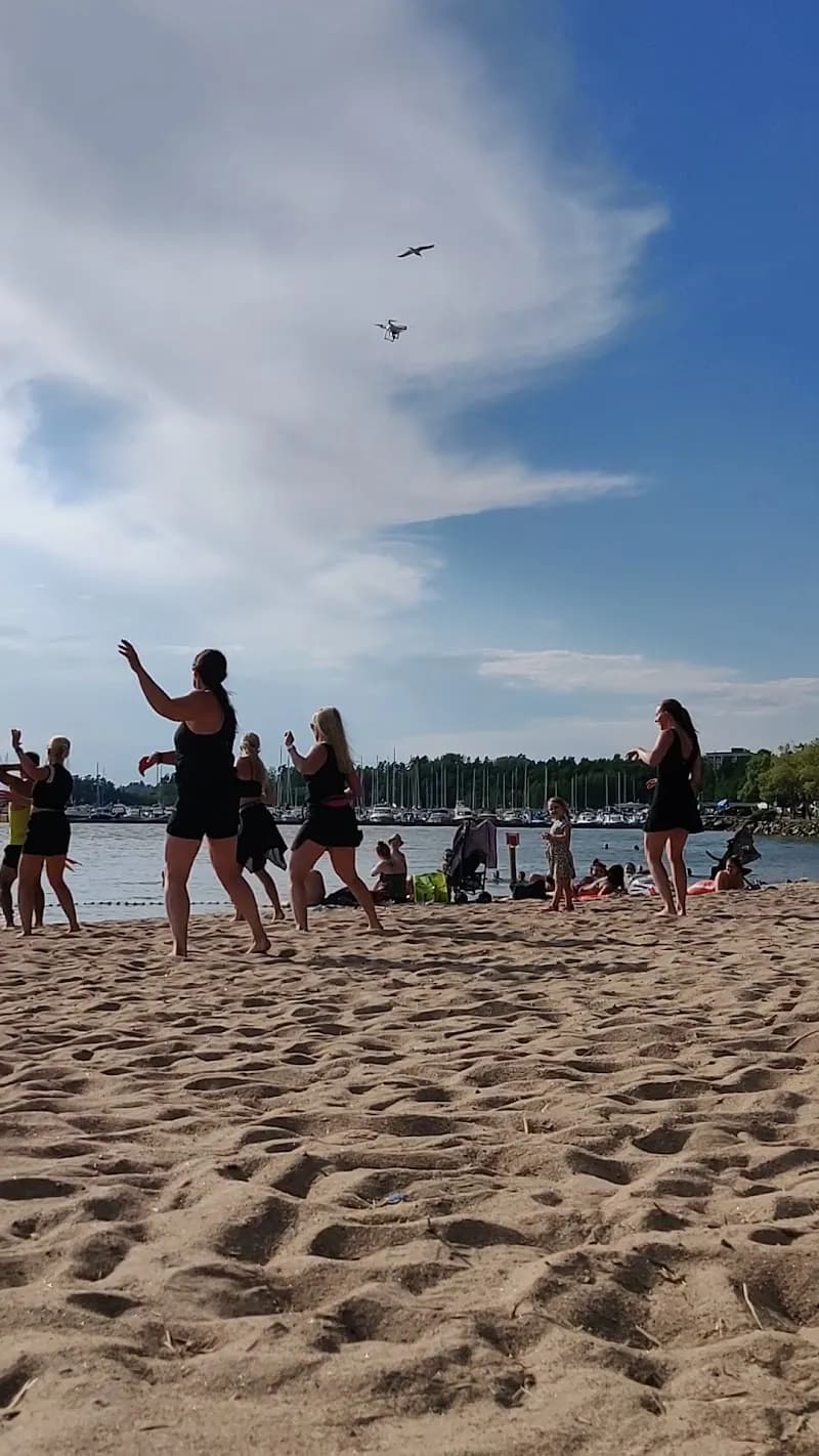 View of Kivenlahti Beach in Espoonlahti, Uusimaa