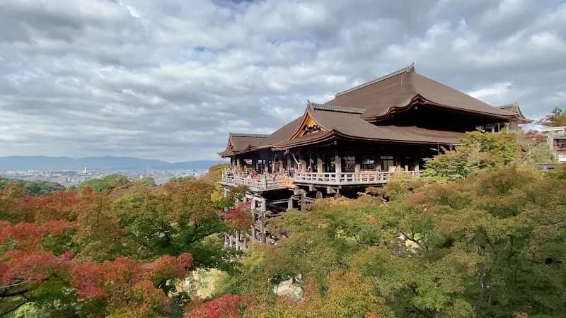 View of Kiyomizu-dera in Higashiyama, KYO