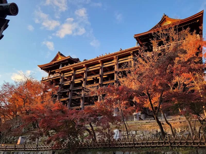 View of Kiyomizu-dera in Higashiyama, KYO