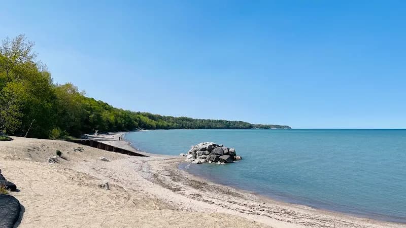 View of Klode Park in Whitefish Bay, WI