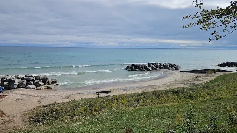 View of Klode Park in Whitefish Bay, WI