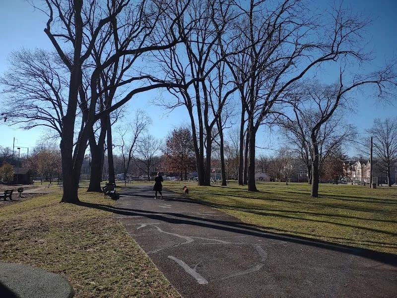 View of Knight Park in Ambler, PA