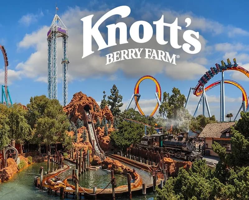 Knott's Berry Farm tourist attraction in Anaheim, CA