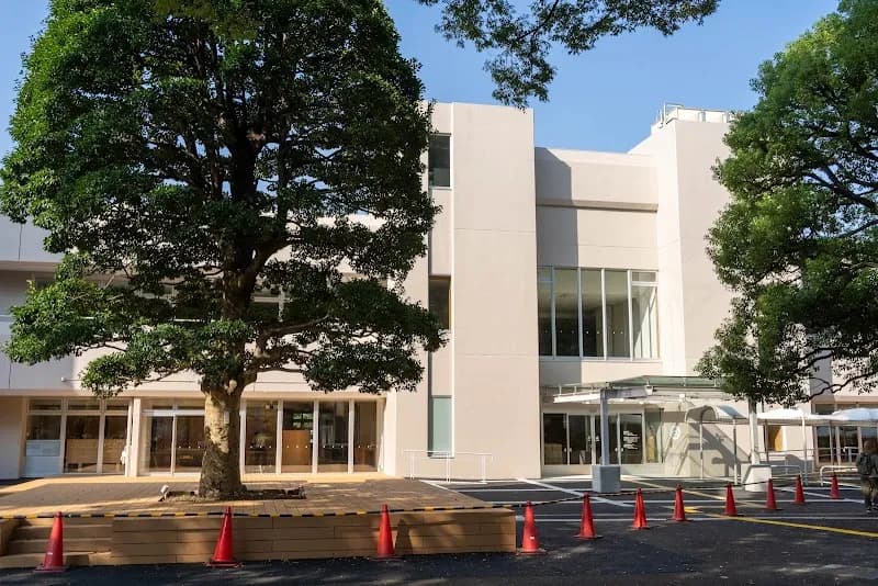 View of Komae City Central Library in Komae, Tokyo