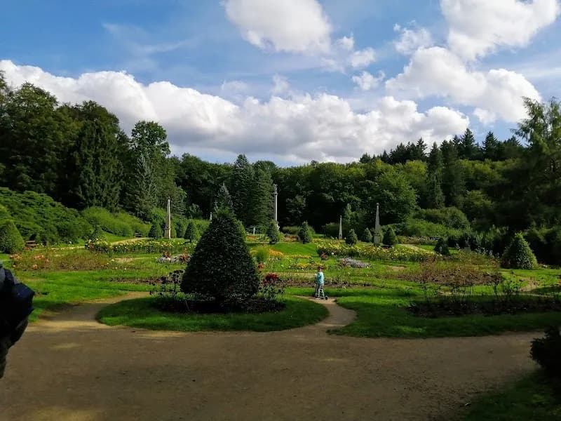 Konopišťský park park in Benešov, CZ