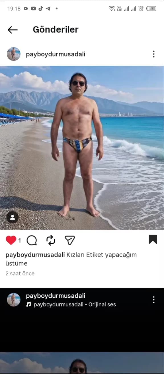 View of Konyaaltı Beach in Konyaaltı, Antalya