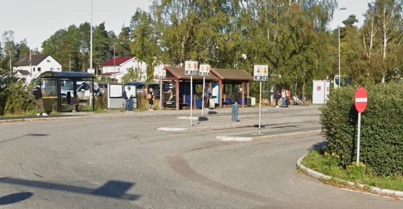 View of Korsetparken in Skedsmokorset, Oslo