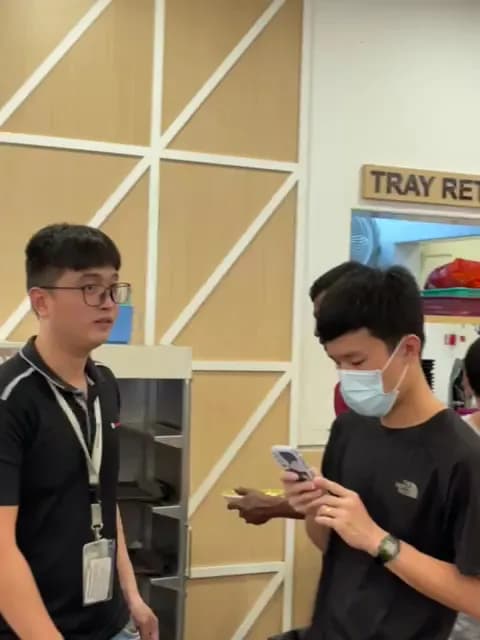 View of Koufu Food Court in Pasir Ris, SG