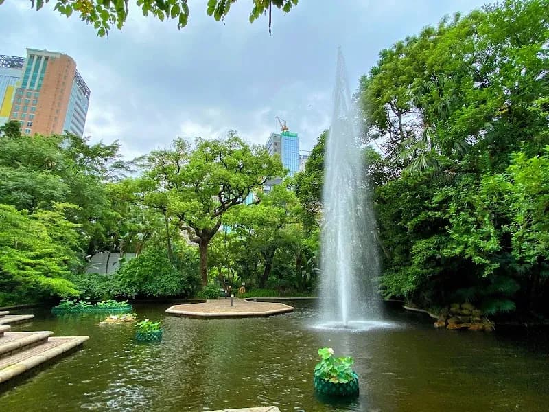 View of Kowloon Park in Hung Hom, HK