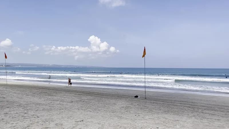 View of Kuta Beach in Kuta, Bali