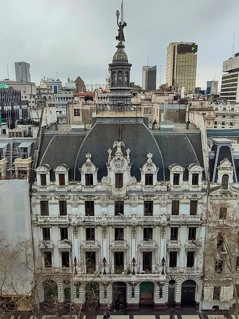 View of La Casa de la Cultura o Edificio La Prensa in Caballito, BA