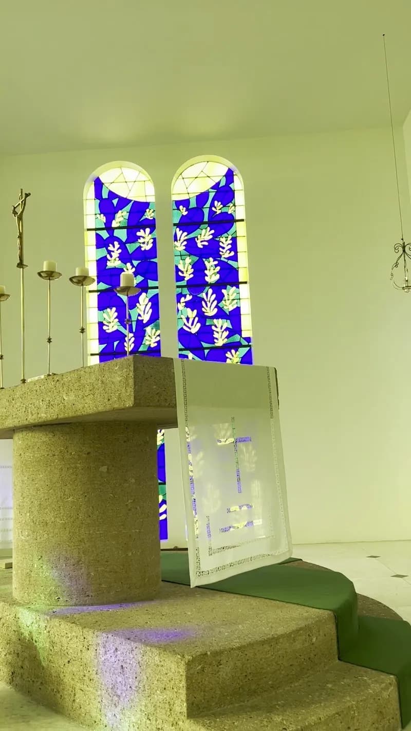 View of La Chapelle Matisse in Vence, PACA