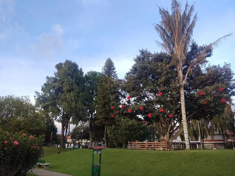 View of La Floresta Park in Suba, CD