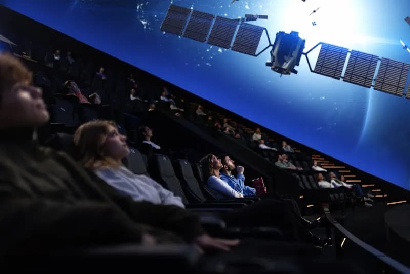 La Géode movie theater in Paris, IDF