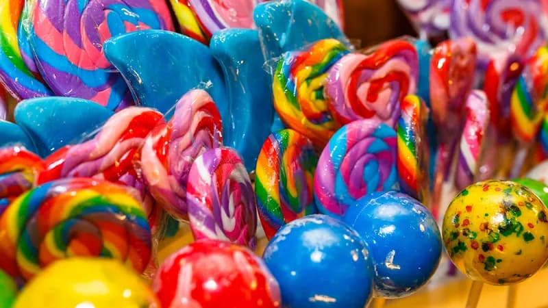 View of La King's Confectionery in Galveston, TX