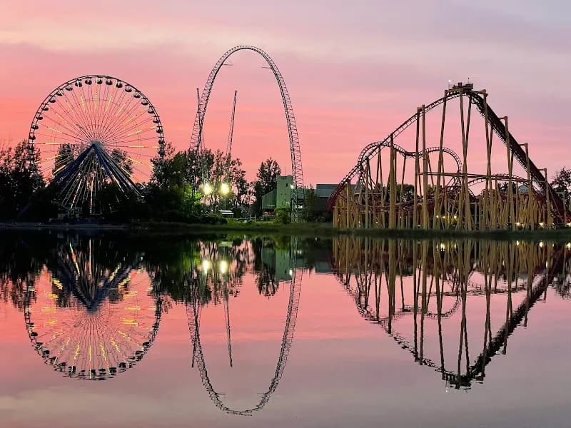 View of La Ronde in Montreal, QC