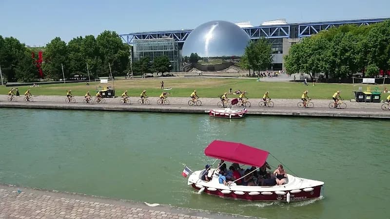 View of La Villette in Paris, IDF