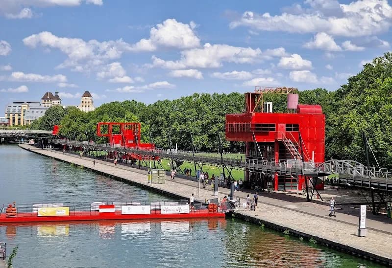 View of La Villette in Paris, IDF