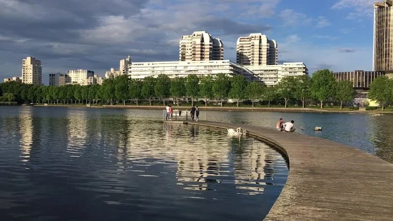 View of Lac de Créteil in Créteil, IDF