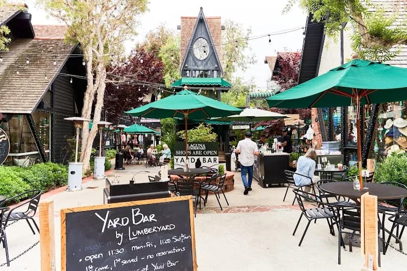 View of Laguna Lumberyard Mall in Encinitas, CA