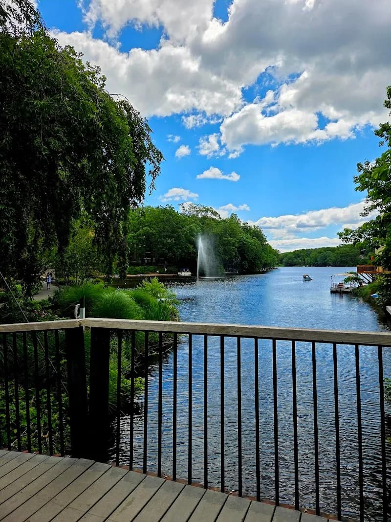 Lake Anne Plaza-Main Parking lot business center in Reston, VA