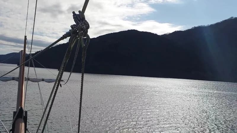 View of Lake Ashi in Odawara, Kanagawa