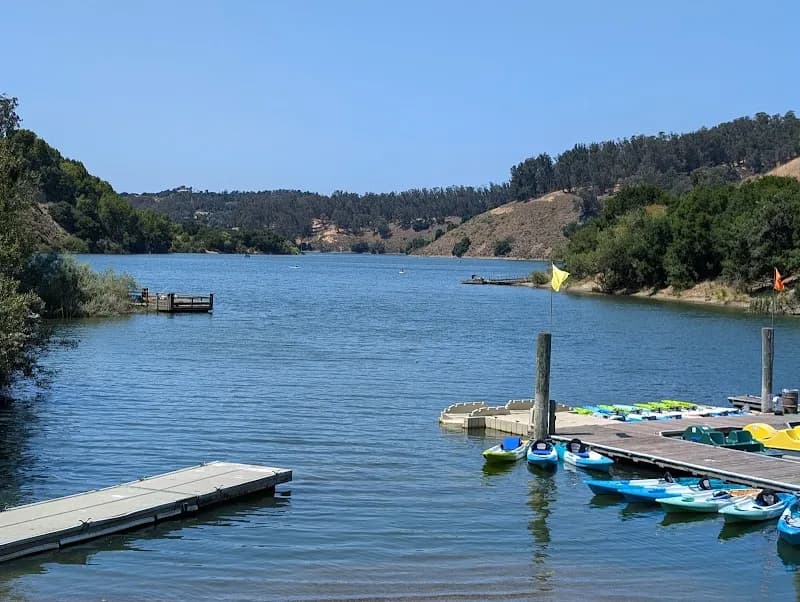 View of Lake Chabot Regional Park in San Leandro, CA