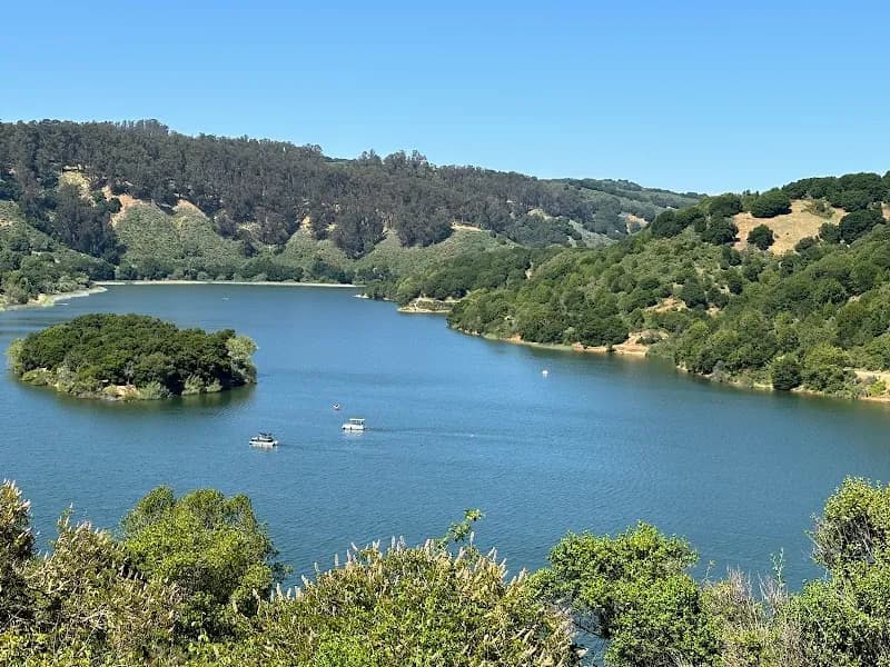 View of Lake Chabot Regional Park in San Leandro, CA