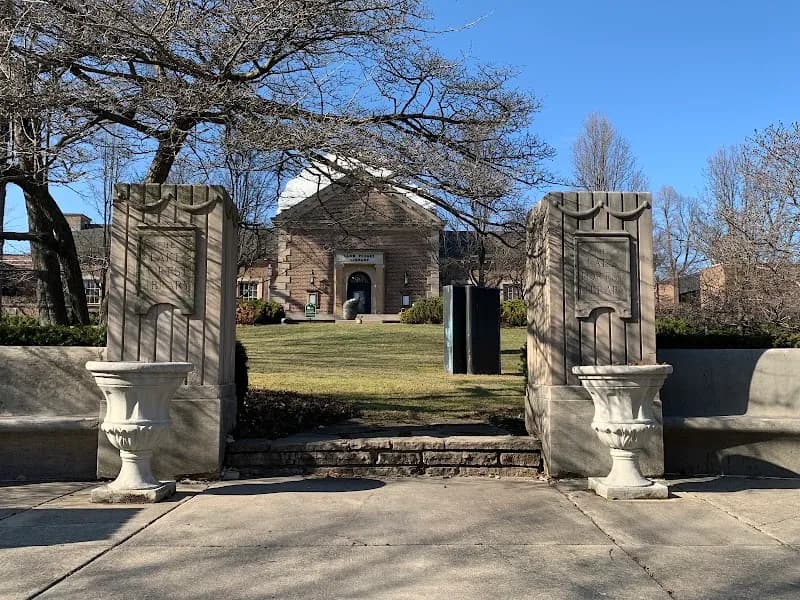 View of Lake Forest Library in Lake Forest, IL