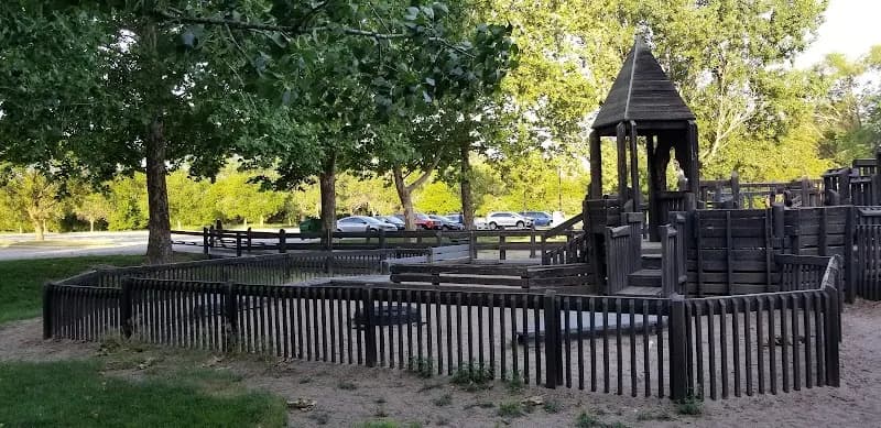View of Lake Manawa State Park in Council Bluffs, IA