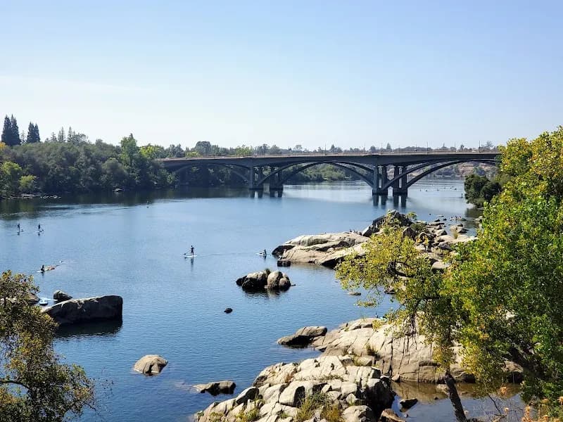 Lake Natoma lake in Folsom, CA
